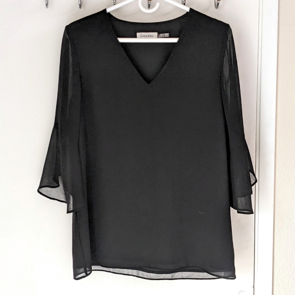 Calvin Klein black blouse